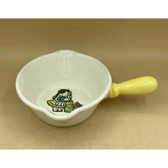 Metlox Poppytrail Happy Time Butter Churn Girl Soup Gravy California Pottery - Picture 3 of 12